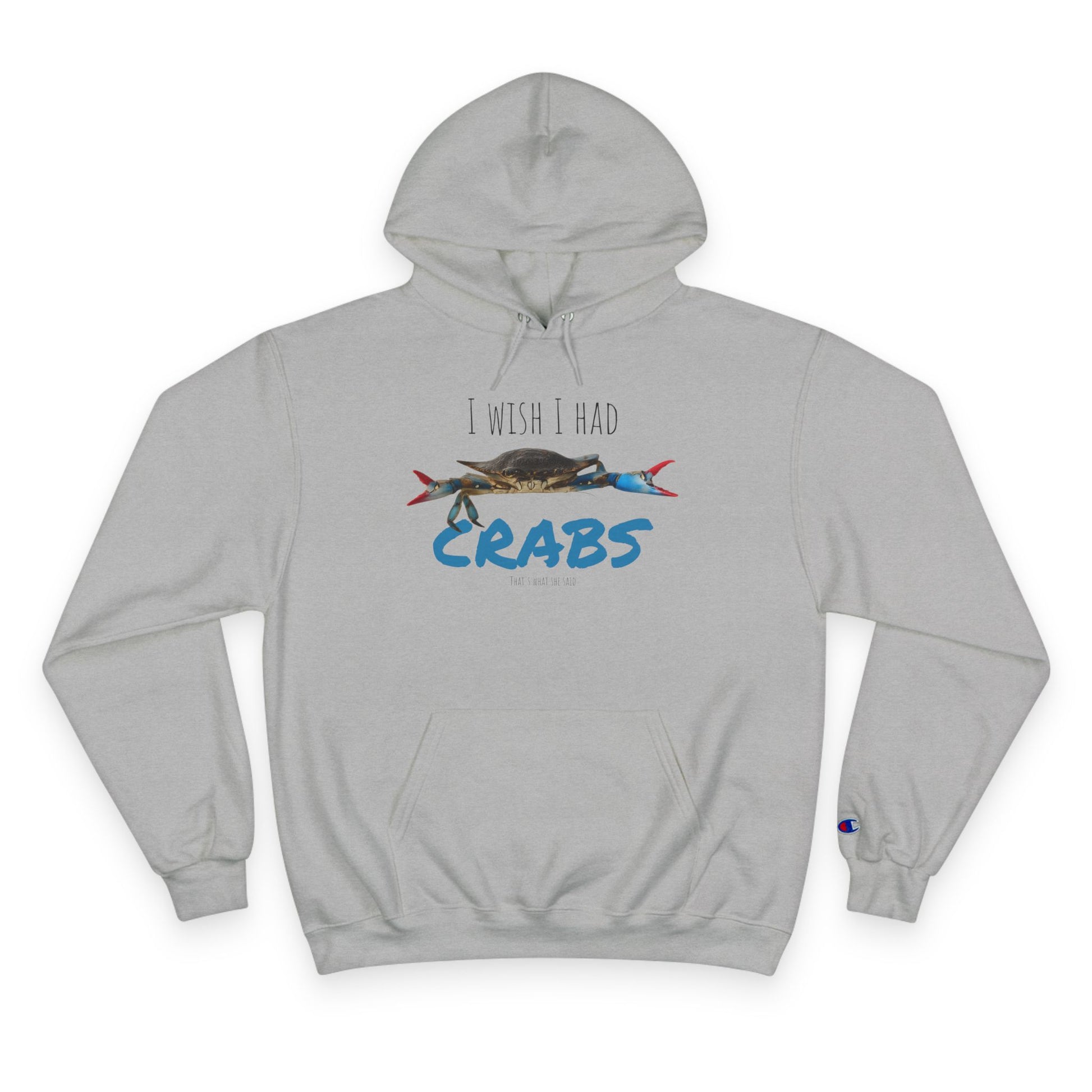 Funny Crab Hoodie, I Wish I Had Crabs Sweatshirt, Beachwear, Gift for Fisherman, Casual Wear, Summer Clothing