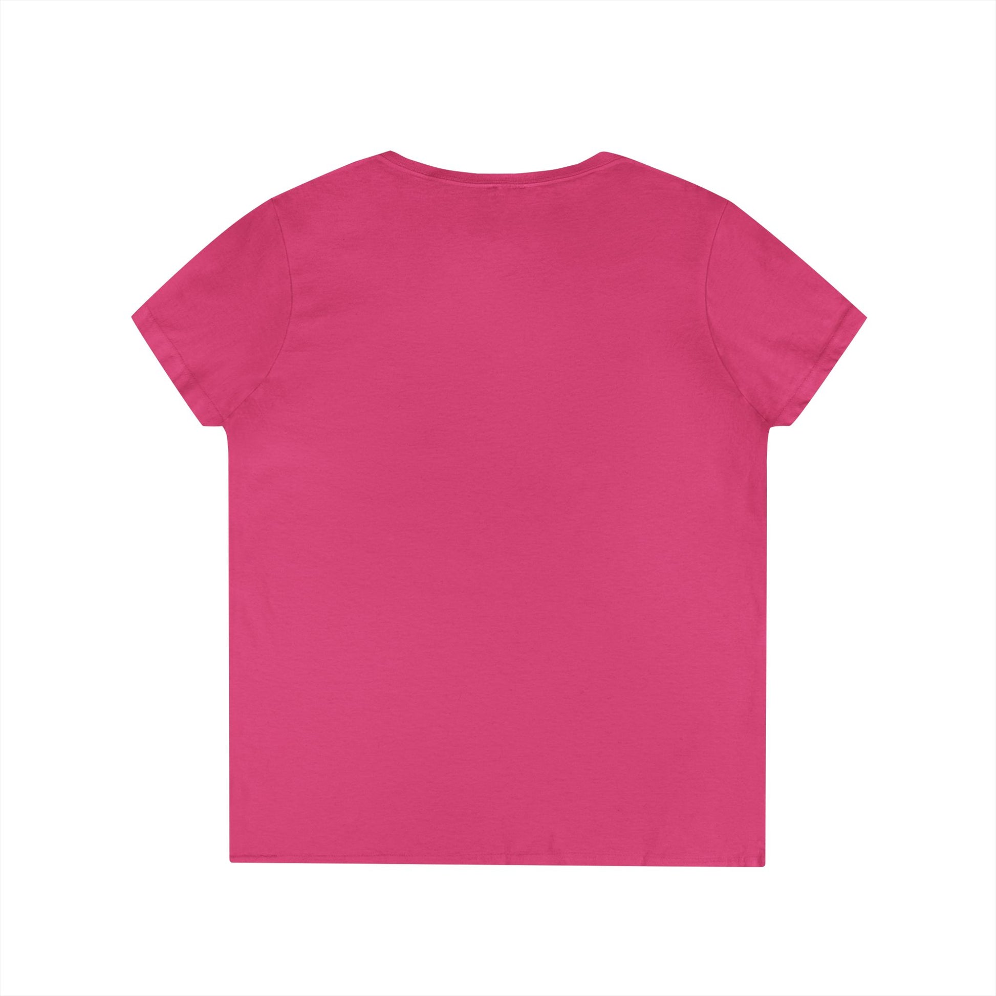 Funny Ladies V-Neck T-Shirt - I'm sorry he's an idiot