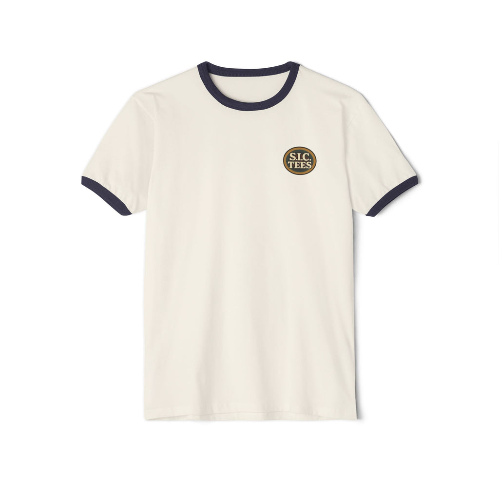 Cursive Retro Ringer Tee
