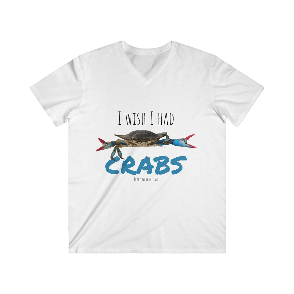 Graphic Tee - Blue Crab 'I wish I had crabs - that's what she said'