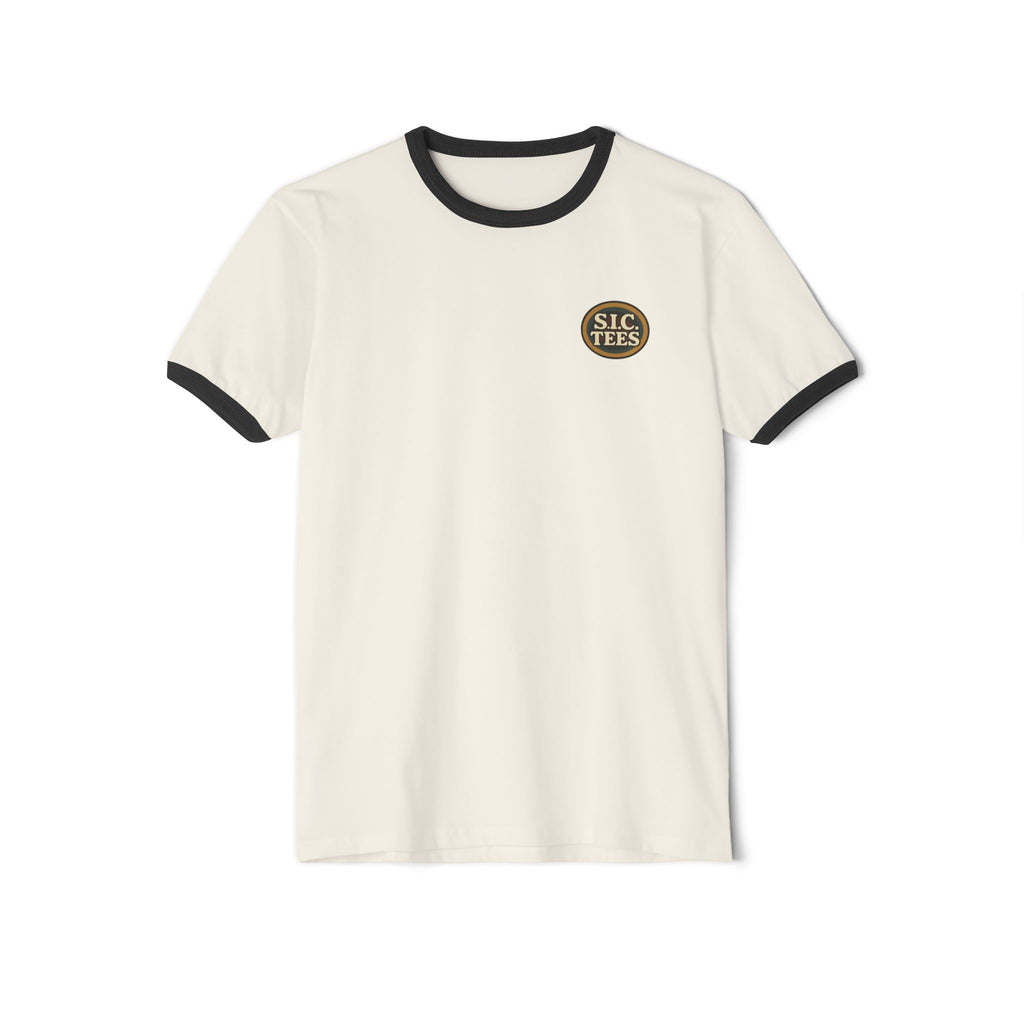 Cursive Retro Ringer Tee