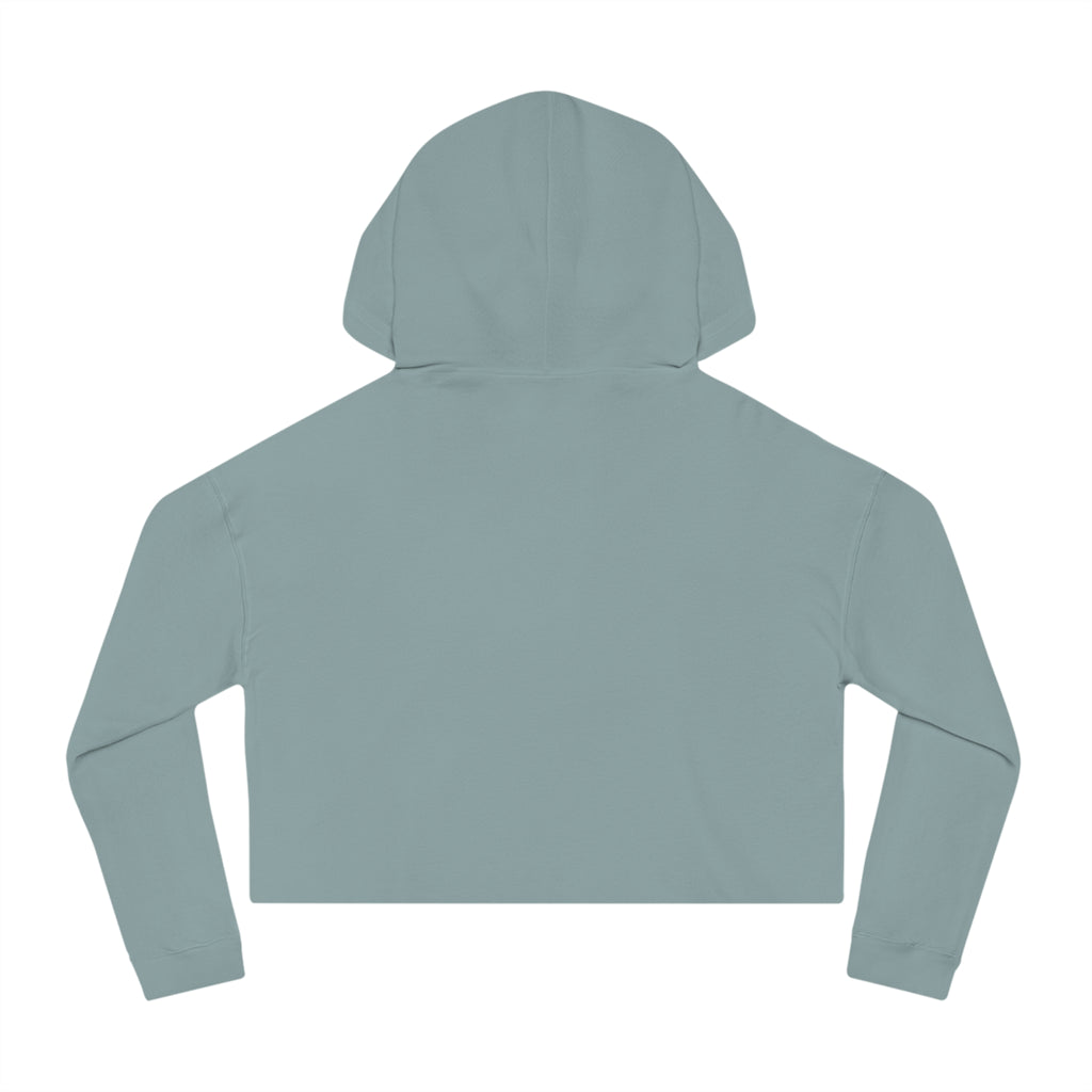Women's Cropped Hoodie - I'm sorry he's an idiot - funny shirt