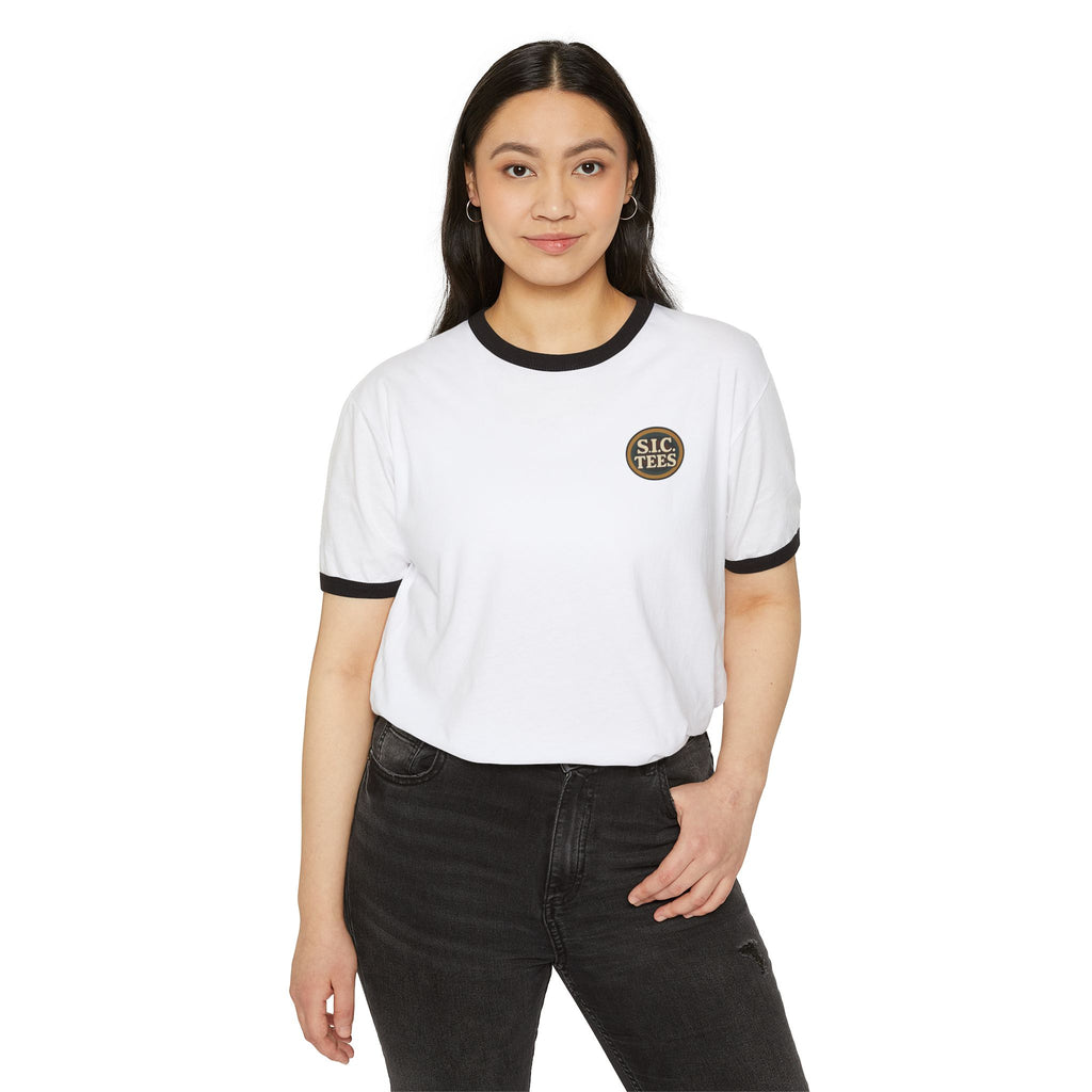 Cursive Retro Ringer Tee